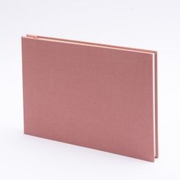 Post Bound Photo Album LEINEN dusky pink | 24 x 17,5 cm, 20 sheet cream