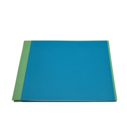 Post Bound Photo Album TRUE COLOURS green/turquois | 32 x 22,5 cm, 20 sheet cream