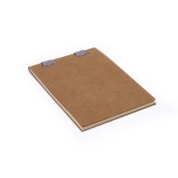 Note Pad CLIPPER light brown | A5, 50 sheet blank, 90 g