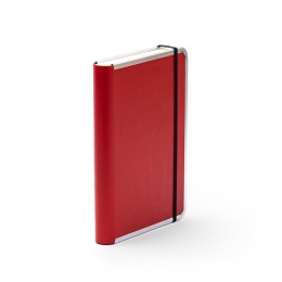 Notebook BASIC LEATHER red | A5, 144 sheet dot matrix