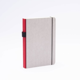 Notebook MINIMALIST GREY dark red | A5, 144 sheet blank