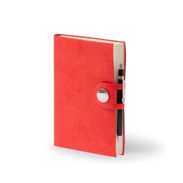 Notebook NOX red | 12 x 16,5 cm, 144 sheet dot grid