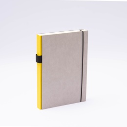 Notebook PURIST GREY yellow | A5, 144 sheet blank
