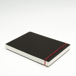 Sketchbook INSPIRATION elastic red | A 5, landscape, 96 sheet blank 160 g