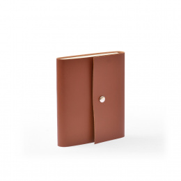 Address Book SCRIVO light brown | 11 x 13,5 cm, 64 sheet