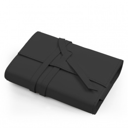 Book Cover CIRCUM black | A 5, 144 sheet dot grid