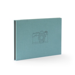 Post Bound Photo Album CAMERA jade | 32 x 22,5 cm, 20 sheet black