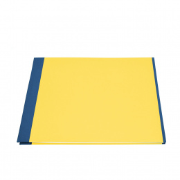 Post Bound Photo Album TRUE COLOURS blue/yellow | 32 x 22,5 cm, 20 sheet cream
