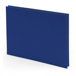 Post Bound Photo Album LEINEN ultramarine | 32 x 22,5 cm, 20 sheet black