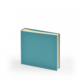 Photo Album LEINEN turquoise | 23 x 24,5 cm, 30 sheet cream