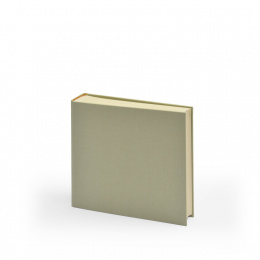 Photo Album LEINEN celery green | 23 x 24,5 cm, 30 sheet cream