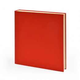 Photo Album LEINEN red | 30 x 30 cm, 30 sheet cream