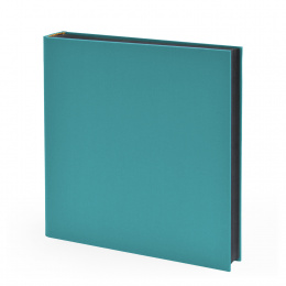 Photo Album LEINEN turquoise | 35 x 35 cm, 30 sheet black