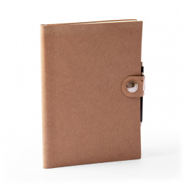 Week Planner LEFA with pen light brown | 17 x 24 cm,  1 week/double page
