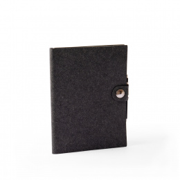 Week Planner LEFA with pen grey | 12 x 16,5 cm,  1 week/double page