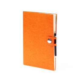 Week Planner NOX with pen orange | 17 x 24 cm,  1 week/double page