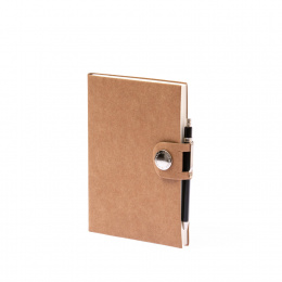 Week Planner NOX with pen light brown | 12 x 16,5 cm,  1 week/double page