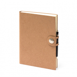 Daily Planner LEFA with pen light brown | 12 x 16,5 cm,  1 day/page