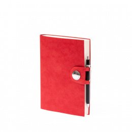 Daily Planner NOX with pen red | 12 x 16,5 cm,  1 day/page