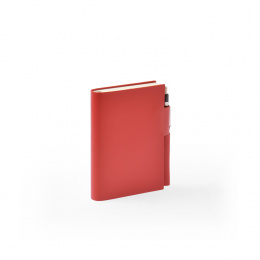 Daily Planner STILUS red | 9 x 13 cm,  1 day/page