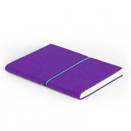 Week Planner FILZDUETT felt purple/elastic turquoise | 17 x 24 cm,  1 week/double page
