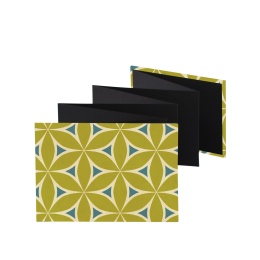 Leporello Album ALMA Devon | 18 x 13 cm, landscape format, for 14 photos black