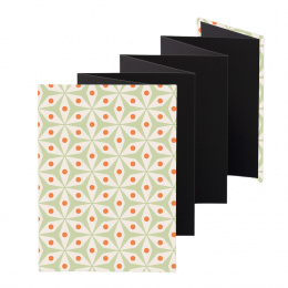 Leporello CAMILA Sevilla | 13 x 18 cm, portrait format, for 14 photos black