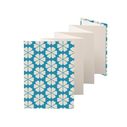 Leporello GINA Portofino | 13 x 18 cm, portrait format, for 14 photos creme