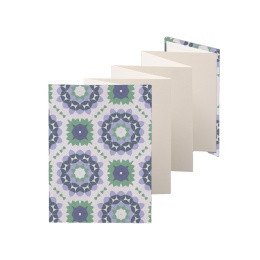 Leporello HENRIETTE Zinnowitz | 13 x 18 cm, portrait format, for 14 photos cream