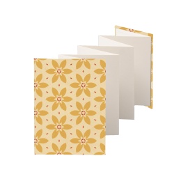 Leporello Album JACKIE Nizza | 13 x 18 cm, portrait format, for 14 photos cream