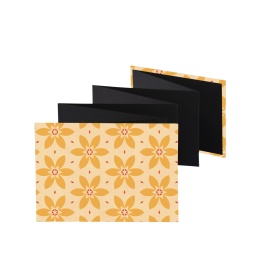 Leporello Album JACKIE Nizza | 18 x 13 cm, landscape format, for 14 photos black
