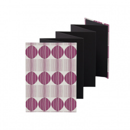 Leporello MITSUKO Kobe | 13 x 18 cm, portrait format, for 14 photos black