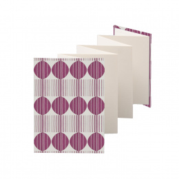 Leporello MITSUKO Kobe | 13 x 18 cm, portrait format, for 14 photos creme
