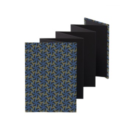 Leporello Album OLIVIA Paris | 13 x 18 cm, portrait format, for 14 photos black