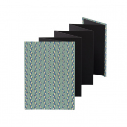 Leporello Album OLIVIA Bucuresti | 13 x 18 cm, portrait format, for 14 photos black