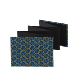 Leporello Album OLIVIA Paris | 18 x 13 cm, landscape format, for 14 photos black