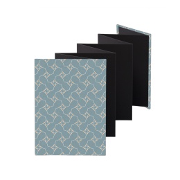 Leporello Album SUZETTE  Marais | 13 x 18 cm, portrait format, for 14 photos black
