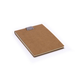 Note Pad CLIPPER light brown | A6, 50 sheet blank