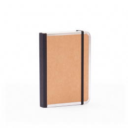 Notebook BASIC light brown | 12 x 16,5 cm, 144 sheet lined