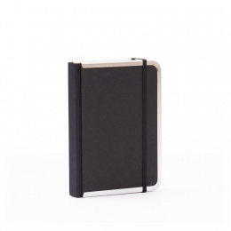 Notebook BASIC black | 12 x 16,5 cm, 144 sheet dot grid