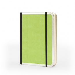 Notebook BASIC COLOUR green | 12 x 16,5 cm, 144 sheet dot grid