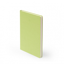 Notebook LEINEN light green | A 5, 96 sheet blank