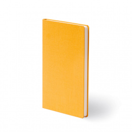 Notebook LEINEN mango | A 5, 96 sheet blank