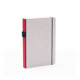 Notebook MINIMALIST GREY dark red | A5, 144 sheet lined