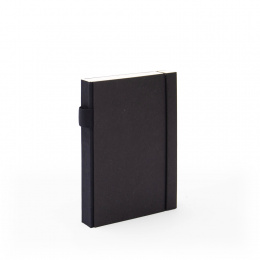 Notebook PURIST black | 12 x 16,5 cm, 144 sheet blank