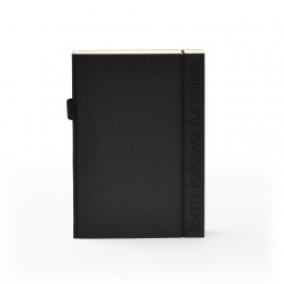 Notebook PURIST QUOTES black | A5, 144 sheet blank