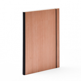 Notebook PURIST WOOD Cherry | DIN A 4, 96 sheet blank