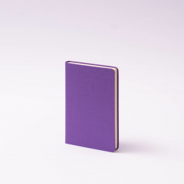 Notebook LEINEN lilac | 9 x 14 cm, 96 sheet blank