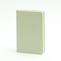 Notebook LEINEN celery green | 9 x 14 cm, 96 sheet dot matrix