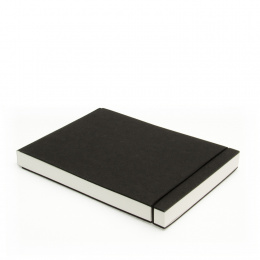 Sketchbook INSPIRATION elastic black | A 5, landscape, 96 sheet blank 160 g